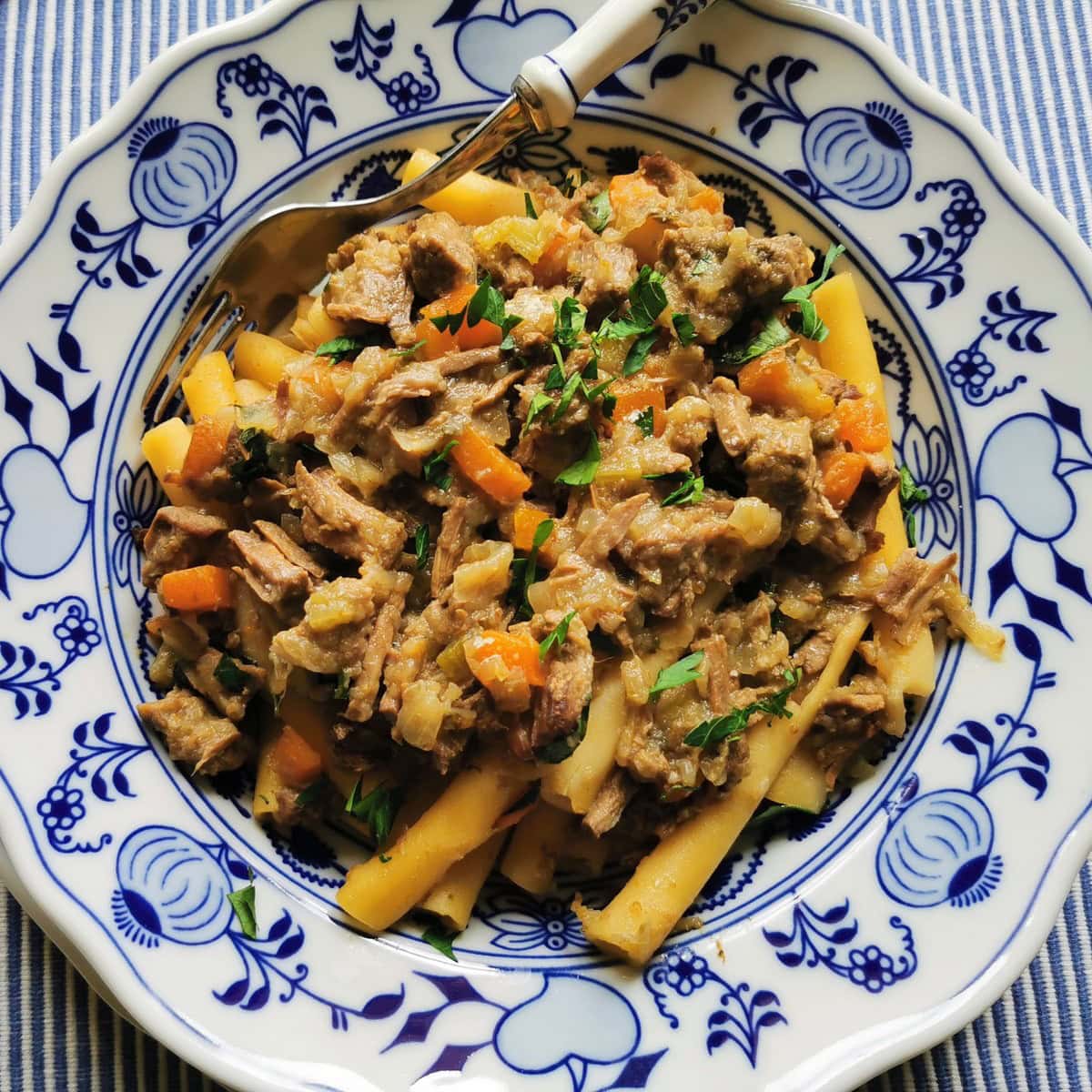 Rigatoni alla Genovese — The Long Braise