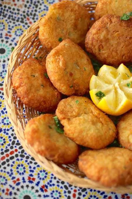 Maakouda Moroccan potato fritters with lemon