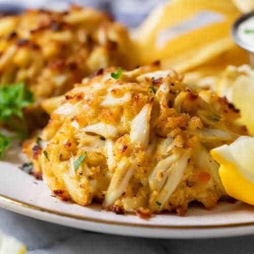 Maryland-Style Crab Cakes with Dijon, Herbs, and Lemon
